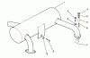 Rasen- und Garten Traktoren 30718 - Toro ProLine 118 (SN: 4900001 - 4999999) (1994) Ricambi EXHAUST