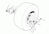Rasen- und Garten Traktoren 30718 - Toro ProLine 118 (SN: 4900001 - 4999999) (1994) Ricambi FRONT WHEEL ASSEMBLY