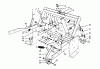 Rasen- und Garten Traktoren 30718 - Toro ProLine 118 (SN: 4900001 - 4999999) (1994) Ricambi PARKING BRAKE & LIFT FRAME ASSEMBLY