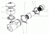 Rasen- und Garten Traktoren 30775 - Toro Groundsmaster 52 (SN: 100001 - 199999) (1981) Ricambi AIR CLEANER ASSEMBLY 8-2329