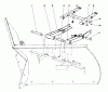 Rasen- und Garten Traktoren 30775 - Toro Groundsmaster 52 (SN: 400001 - 499999) (1984) Ricambi V-PLOW INSTALLATION NO. 30755 (OPTIONAL)