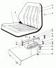 Rasen- und Garten Traktoren 30775 - Toro Groundsmaster 52 (SN: 600001 - 699999) (1986) Ricambi SEAT KIT MODEL NO. 30764