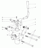 Rasen- und Garten Traktoren 30775 - Toro Groundsmaster 52 (SN: 600001 - 699999) (1986) Ricambi VALVE AND LEVER ASSEMBLY