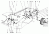 Rasen- und Garten Traktoren 30798 - Toro Groundsmaster 220 (SN: 2000001 - 2999999) (1992) Ricambi REAR AXLE ASSEMBLY