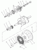 Rasen- und Garten Traktoren 74021 (616-Z) - Toro Tractor (SN: 590001 - 599999) (1995) Ricambi CRANKSHAFT, CAMSHAFT & FLYWHEEL ASSEMBLY