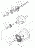 Rasen- und Garten Traktoren 74021 (616-Z) - Toro Tractor (SN: 690001 - 699999) (1996) Ricambi CRANKSHAFT, CAMSHAFT & FLYWHEEL ASSEMBLY