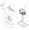 Rasen- und Garten Traktoren 74041 (616-Z) - Toro Tractor (SN: 39000001 - 39999999) (1993) Ricambi AIR CLEANER ASSEMBLY