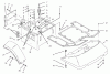 Rasen- und Garten Traktoren 74041 (616-Z) - Toro Tractor (SN: 49000001 - 49999999) (1994) Ricambi FENDERS & FLOOR PAN ASSEMBLY