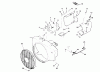 Rasen- und Garten Traktoren 74140 (724-Z) - Toro Tractor (SN: 590001 - 599999) (1995) Ricambi BLOWER HOUSING ASSEMBLY