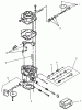Rasen- und Garten Traktoren Y1-20OE03 - Toro 620-Z Tractor (SN: 2000001 - 2999999) (1992) Ricambi CARBURETOR COMPONENTS ASSEMBLY