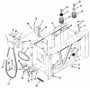 Rasen- und Garten Traktoren Z1-24OE04 - Toro 724-Z Tractor (SN: 1000001 - 1999999) (1991) Ricambi TRANSMISSION DRIVE FRAME