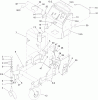 Mäher, Stand-on 74536 - Toro GrandStand Mower, 40" TURBO FORCE Cutting Unit (SN: 312000001 - 312999999) (2012) Ricambi MAIN FRAME ASSEMBLY