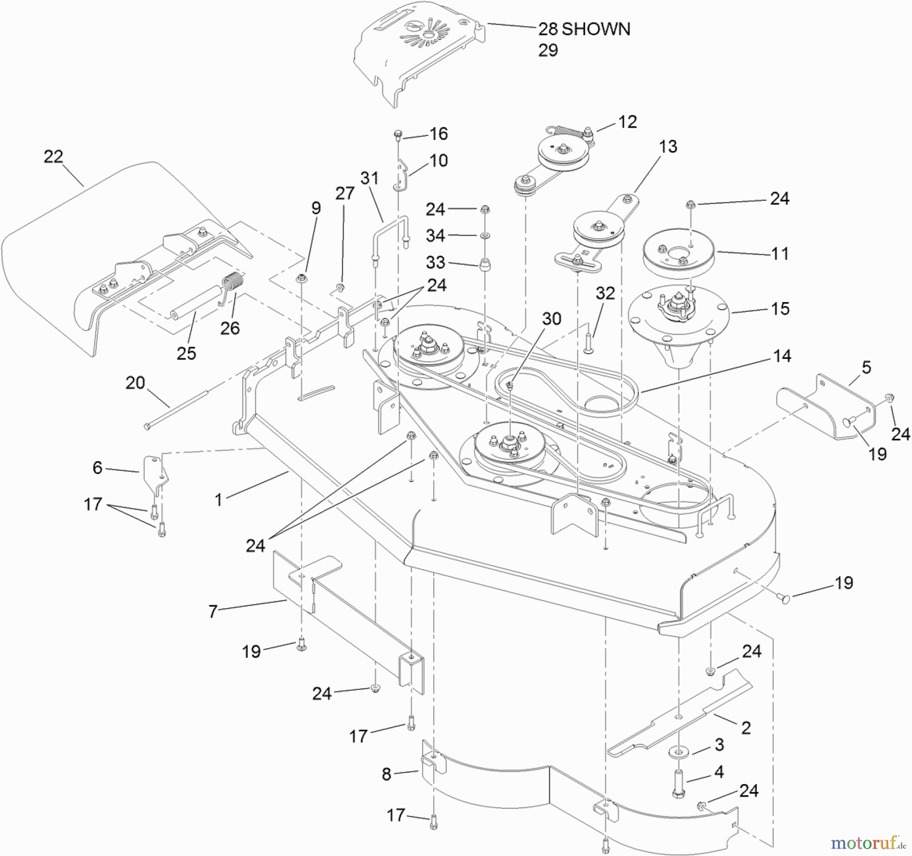  Mäher, Stand-on 74578 - Toro GrandStand Mower, 48