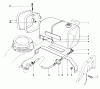 Rasenmäher 22025 - Toro Walk-Behind Mower (SN: 5000001 - 5999999) (1985) Ricambi GAS TANK ASSEMBLY