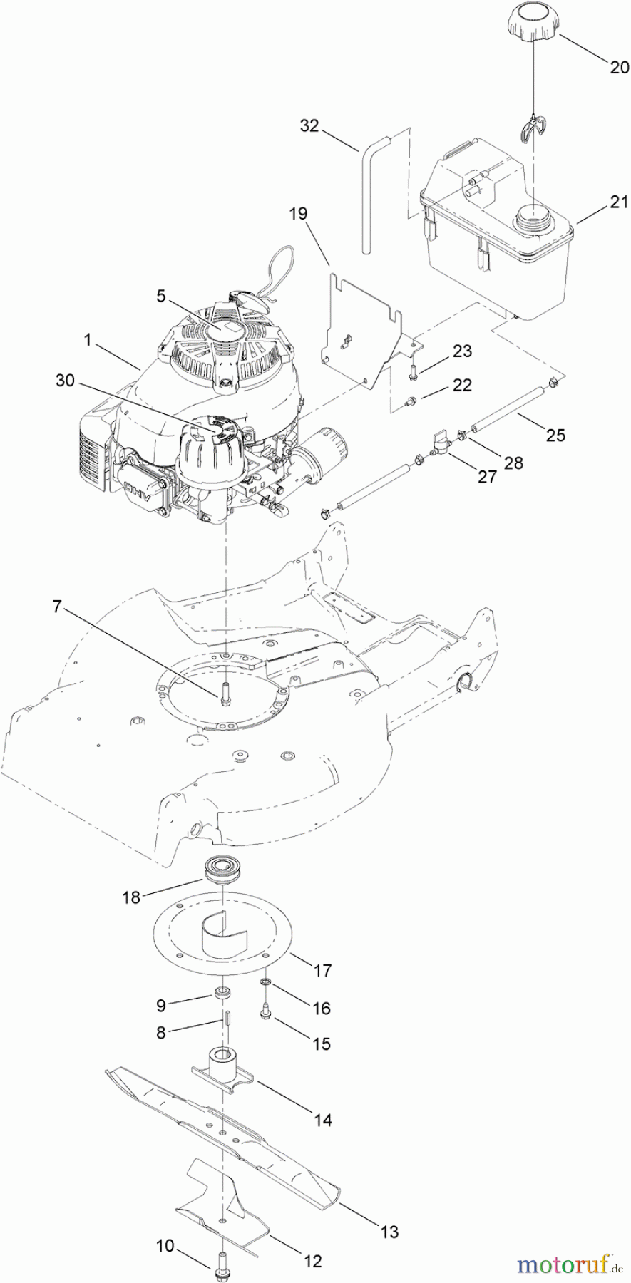 Rasenmäher 22197 - Toro 21