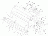 Compact Utility Attachments 22445 - Toro 40" Tiller, Dingo Compact Utility Loader (SN: 220000001 - 220999999) (2002) Ricambi TILLER ASSEMBLY