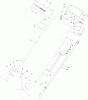 Rasenmäher 22293 - Toro 53cm Heavy-Duty Recycler Walk-Behind Mower (SN: 314000001 - 314999999) (2014) Ricambi HANDLE ASSEMBLY