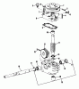 Rasenmäher 23267 - Toro Walk-Behind Mower (SN: 8000001 - 8999999) (1978) Ricambi GEAR CASE ASSEMBLY