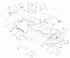 Rasenmäher für Großflächen 30255 - Toro Mid-Size ProLine Mower, Gear Drive, 15 hp, 52" Side Discharge Deck (SN: 210000001 - 210999999) (2001) Ricambi DECK ASSEMBLY