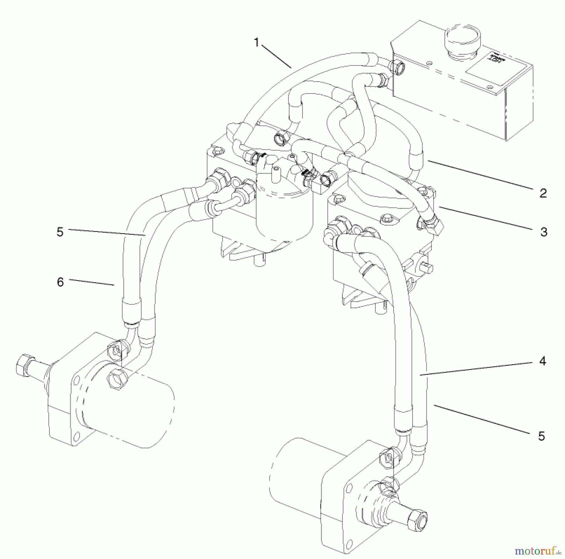 Rasenmäher für Großflächen 30291TE - Toro Mid-Size ProLine Mower, Hydro Drive, 15 hp, 44