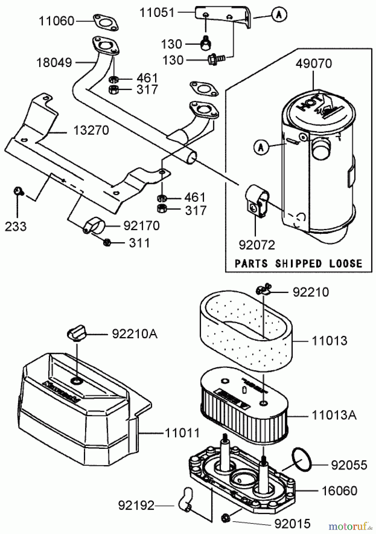 Rasenmäher für Großflächen 30441 - Toro Mid-Size ProLine Mower, Pistol Grip, Hydro Drive, 17 HP, 52