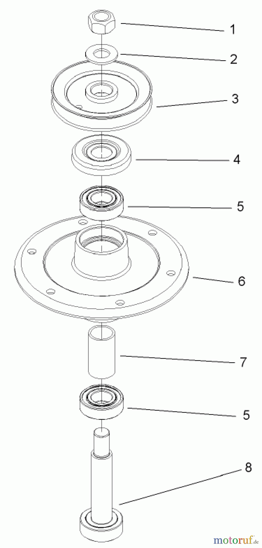 Rasenmäher für Großflächen 30441 - Toro Mid-Size ProLine Mower, Pistol Grip, Hydro Drive, 17 HP, 52
