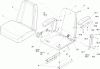 Zerto-Turn Mäher 74161 (Z147) - Toro Z Master Mower, 44" SFS Side Discharge Deck (SN: 240000001 - 240001000) (2004) Ricambi SEAT ASSEMBLY NO. 107-1867