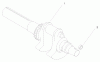 Zerto-Turn Mäher 74171 (Z150) - Toro Z Master Mower, 44" SFS Side Discharge Deck (SN: 200000001 - 200999999) (2000) Ricambi GROUP 1 CRANKSHAFT ASSEMBLY