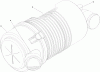 Zubehör 25400 - Toro Pro Sneak 360 Vibratory Plow (SN: 314000001 - 314999999) (2014) Ricambi AIR CLEANER ASSEMBLY NO. 106-5277