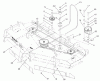 Zerto-Turn Mäher 74225 (Z253) - Toro Z Master Mower, 62" SFS Side Discharge Deck (SN: 220000001 - 220999999) (2002) Ricambi BELT AND IDLER ARM ASSEMBLY