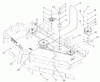 Zerto-Turn Mäher 74226 (Z255) - Toro Z Master Mower, 62" SFS Side Discharge Deck (SN: 220000001 - 220999999) (2002) Ricambi BELT AND IDLER ARM ASSEMBLY