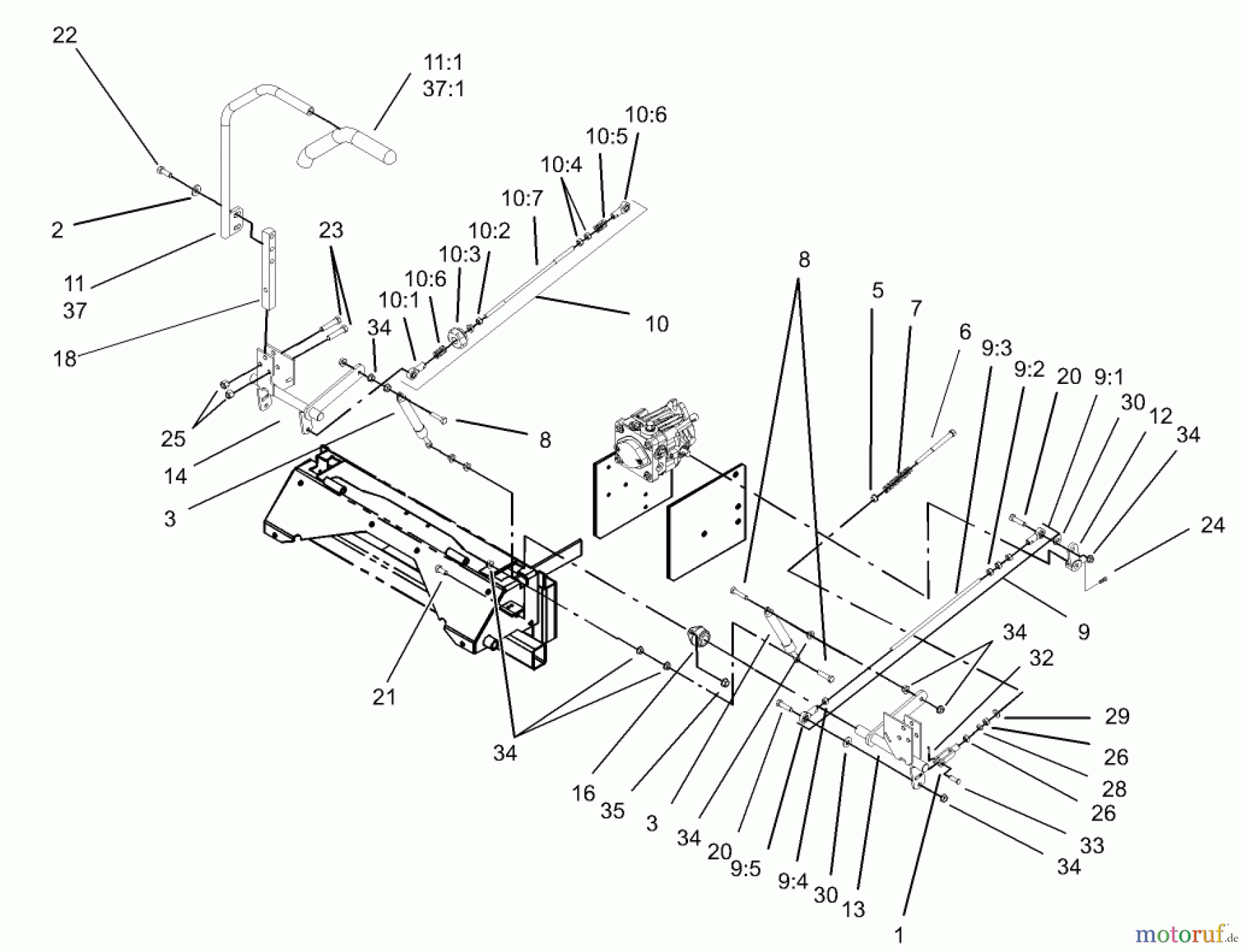 Zerto-Turn Mäher 74231 (Z257) - Toro Z Master Mower, 62