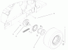 Compact Utility Loaders 22300 - Toro Dingo 222 Traction Unit (SN: 890001 - 899999) (1998) Ricambi REAR WHEEL ASSEMBLY
