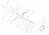 Compact Utility Loaders 22302 - Toro Dingo 220-D Traction Unit (SN: 990001 - 999999) (1999) Ricambi FRONT WHEEL ASSEMBLY