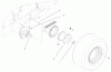 Compact Utility Loaders 22302 - Toro Dingo 220-D Traction Unit (SN: 990001 - 999999) (1999) Ricambi REAR WHEEL ASSEMBLY