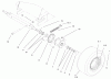 Compact Utility Loaders 22302TE - Toro Dingo 220-D Traction Unit (SN: 990001 - 999999) (1999) Ricambi FRONT WHEEL ASSEMBLY