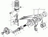 Compact Utility Loaders 22302TE - Toro Dingo 220-D Traction Unit (SN: 990001 - 999999) (1999) Ricambi PISTON AND CRANKSHAFT ASSEMBLY