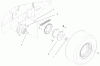 Compact Utility Loaders 22302TE - Toro Dingo 220-D Traction Unit (SN: 990001 - 999999) (1999) Ricambi REAR WHEEL ASSEMBLY