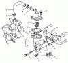 Compact Utility Loaders 22302TE - Toro Dingo 220-D Traction Unit (SN: 990001 - 999999) (1999) Ricambi WATER FLANGE AND THERMOSTAT ASSEMBLY