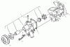 Compact Utility Loaders 22302TE - Toro Dingo 220-D Traction Unit (SN: 990001 - 999999) (1999) Ricambi WATER PUMP ASSEMBLY