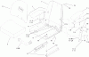 Zerto-Turn Mäher 74271 (Z550) - Toro Z Master Mower, 52" TURBO FORCE Side Discharge Deck (SN: 280000001 - 280999999) (2008) Ricambi SEAT AND BRACKET ASSEMBLY NO. 110-0446