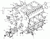 Compact Utility Loaders 22303 - Toro Dingo 320-D Traction Unit (SN: 200000001 - 200000500) (2000) Ricambi CRANKCASE ASSEMBLY
