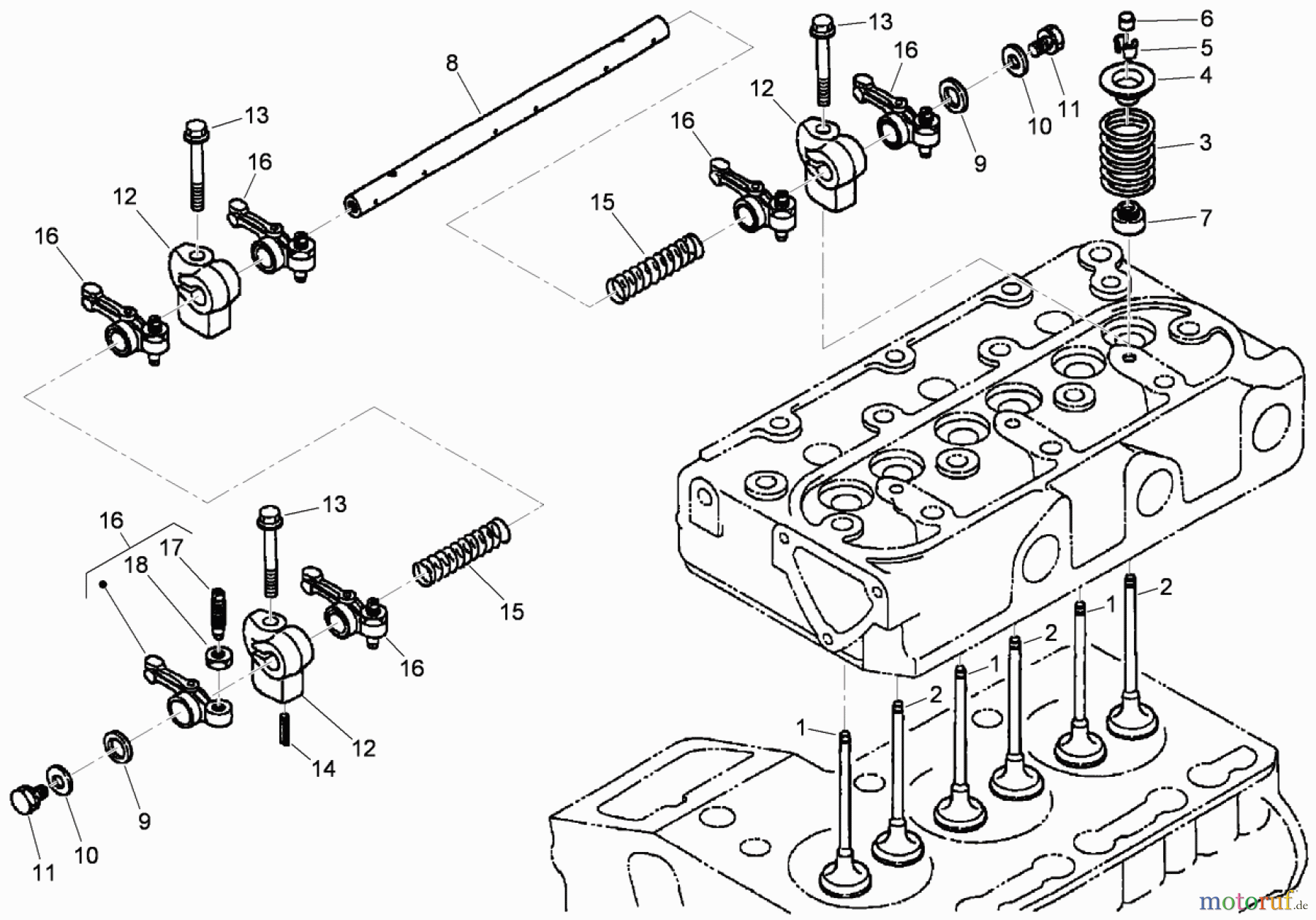 Zerto-Turn Mäher 74274CP (Z580-D) - Toro Z Master Mower, 72