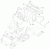 Compact Utility Loaders 22303 - Toro Dingo 320-D Traction Unit (SN: 200000001 - 200000500) (2000) Ricambi REAR COVER ASSEMBLY