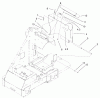 Compact Utility Loaders 22303 - Toro Dingo 320-D Traction Unit (SN: 200000501 - 200999999) (2000) Ricambi REAR COVER ASSEMBLY