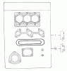 Compact Utility Loaders 22303 - Toro Dingo 320-D Traction Unit (SN: 990001 - 999999) (1999) Ricambi GASKET KIT