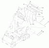 Compact Utility Loaders 22303 - Toro Dingo 320-D Traction Unit (SN: 990001 - 999999) (1999) Ricambi REAR COVER ASSEMBLY