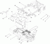 Zerto-Turn Mäher 74410 (Z400) - Toro Z Master Mower, 52" 7-Gauge Side Discharge Deck (SN: 260000001 - 260002000) (2006) Ricambi DECK MOUNTING ASSEMBLY
