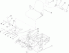 Zerto-Turn Mäher 74410 (Z400) - Toro Z Master Mower, 52" 7-Gauge Side Discharge Deck (SN: 260000001 - 260002000) (2006) Ricambi SEAT AND BRACKET ASSEMBLY
