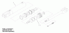 Compact Utility Loaders 22303TE - Toro Dingo 320-D Compact Utility Loader (SN: 220000001 - 220999999) (2002) Ricambi HYDRAULIC CYLINDER ASSEMBLY NO. 100-4163